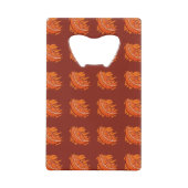 Fruchtmuster Blut Orange Geldbeutel Flaschenöffner (Vorderseite)