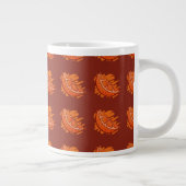 Fruchtmuster Blut Orange Geschenke Jumbo-Tasse (Rechts)