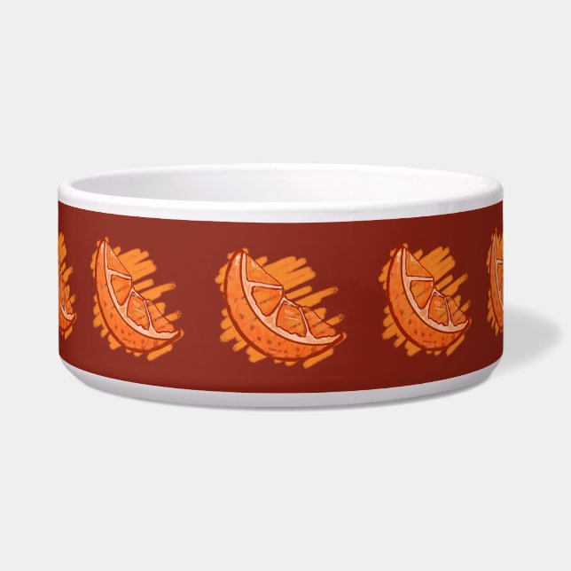 Fruchtmuster Blut Orange Geschenke Napf (Vorderseite)
