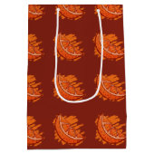 Fruchtmuster Blut Orange Mittlere Geschenktüte (Rückseite)