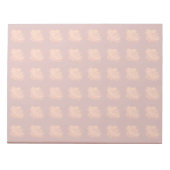 Fruchtmuster Blut Orange Notizblock (Vorderseite)