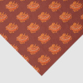 Fruchtmuster Blut Orange Seidenpapier (Ausschnitt)