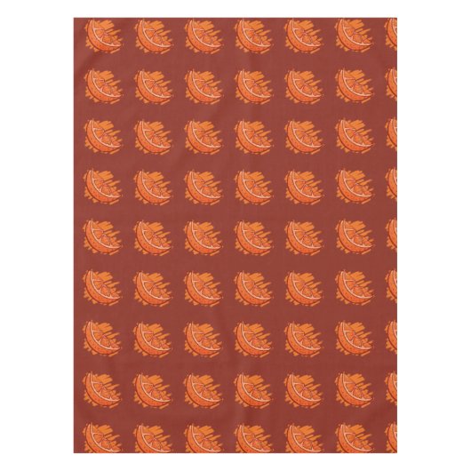 Fruchtmuster Blut Orange Tischdecke (Vorderseite)