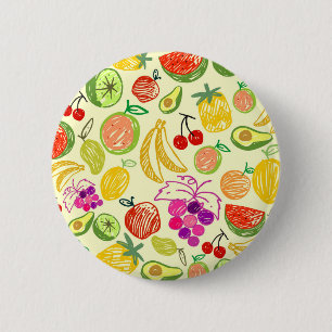Fruchtmuster Button