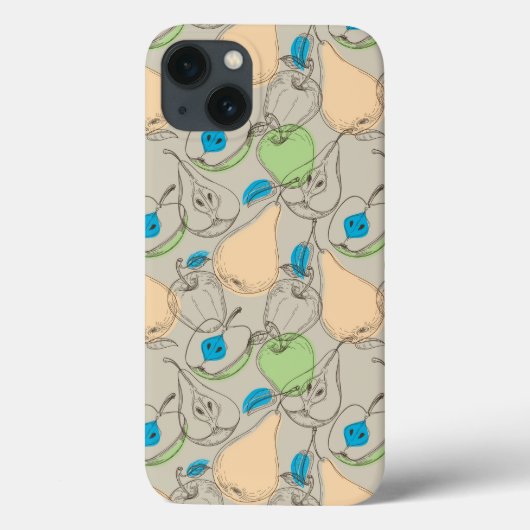 Fruchtmuster Case-Mate iPhone Hülle (Rückseite)