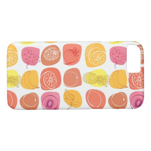 Fruchtmuster Case-Mate iPhone Hülle (Rückseite (Horizontal))