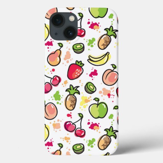 Fruchtmuster Case-Mate iPhone Hülle (Rückseite)