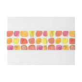 Fruchtmuster Einladungsbanderole (Rückseitenbeispiel)