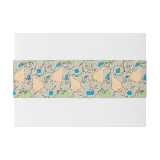 Fruchtmuster Einladungsbanderole (Rückseitenbeispiel)