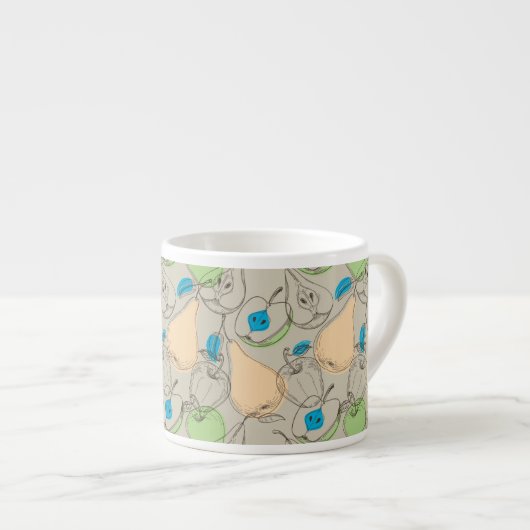 Fruchtmuster Espressotasse (Vorderseite Rechts)