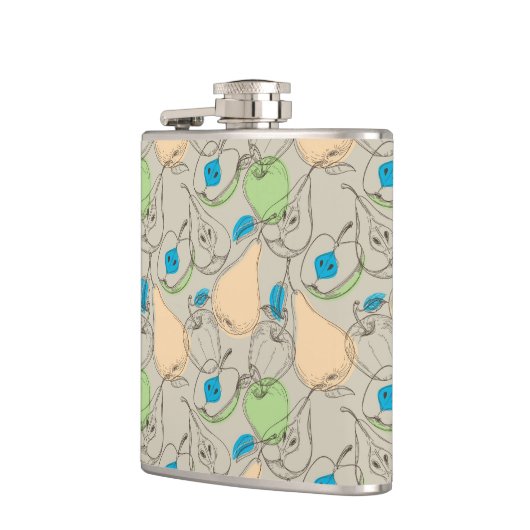 Fruchtmuster Flachmann (Links)