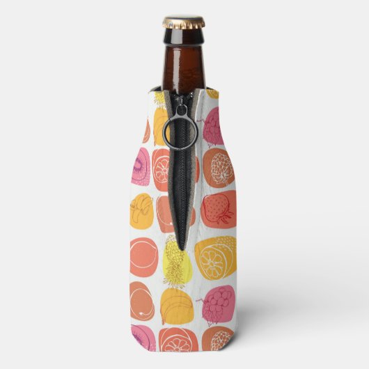 Fruchtmuster Flaschenkühler (Flasche Rückseite)
