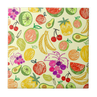 Fruchtmuster Fliese