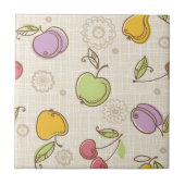 Fruchtmuster Fliese (Vorderseite)