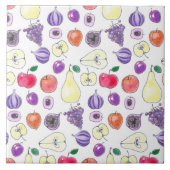 Fruchtmuster Fliese (Vorderseite)