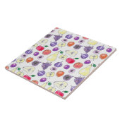 Fruchtmuster Fliese (Seite)