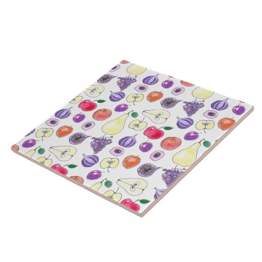 Fruchtmuster Fliese (Seite)