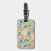 Fruchtmuster Gepäckanhänger (Vorderseite vertikal)