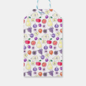 Fruchtmuster Geschenkanhänger (Rückseite)