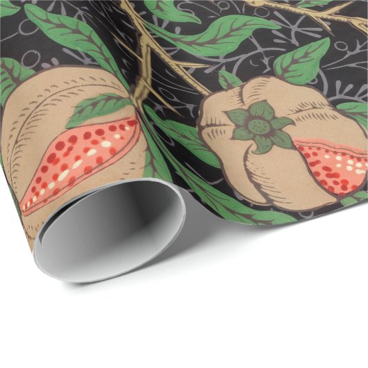 Fruchtmuster Geschenkpapier (Rolleneckpunkt)