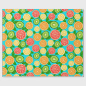 Fruchtmuster Geschenkpapier (Flach)