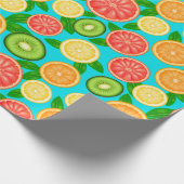 Fruchtmuster Geschenkpapier (Ecke)