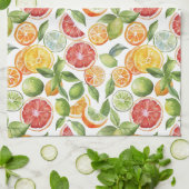 Fruchtmuster Geschirrtuch (Gefaltet)