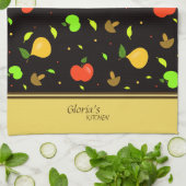 Fruchtmuster Geschirrtuch (Gefaltet)