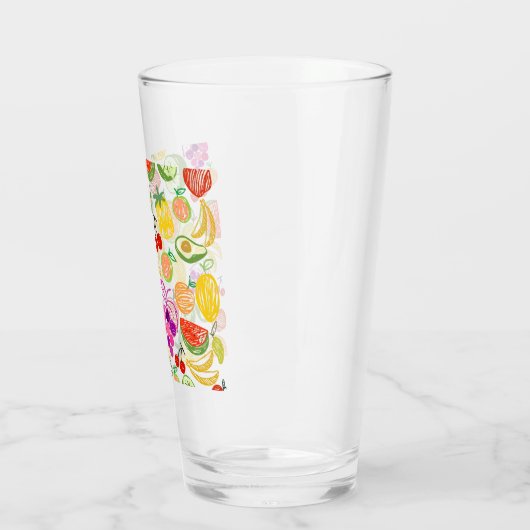 Fruchtmuster Glas (Links)