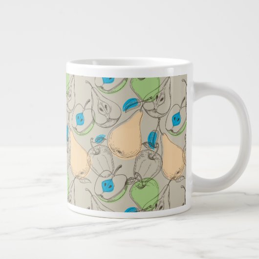 Fruchtmuster Jumbo-Tasse (Rechts)