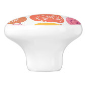 Fruchtmuster Keramikknauf (Seitenansicht)