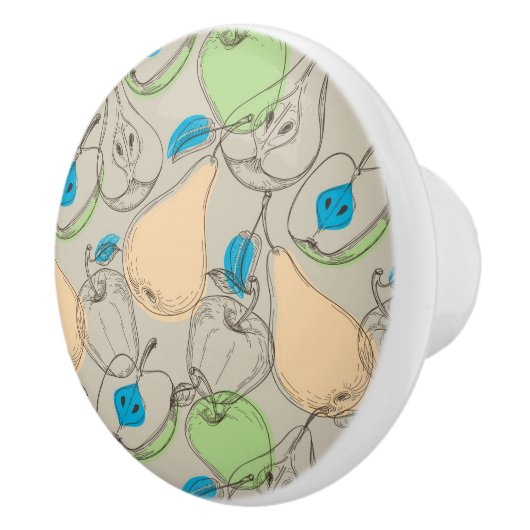 Fruchtmuster Keramikknauf (Rechts)