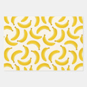 Fruchtmuster, Kirschen, Bananen und Limone Scheibe Geschenkpapier Set (Vorderseite 2)