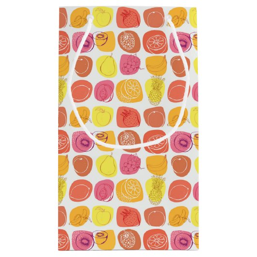 Fruchtmuster Kleine Geschenktüte (Rückseite)