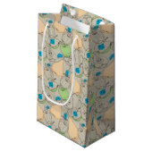 Fruchtmuster Kleine Geschenktüte (Vorderseite Schrägansicht)