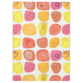 Fruchtmuster Klemmbrett (Rückseite)