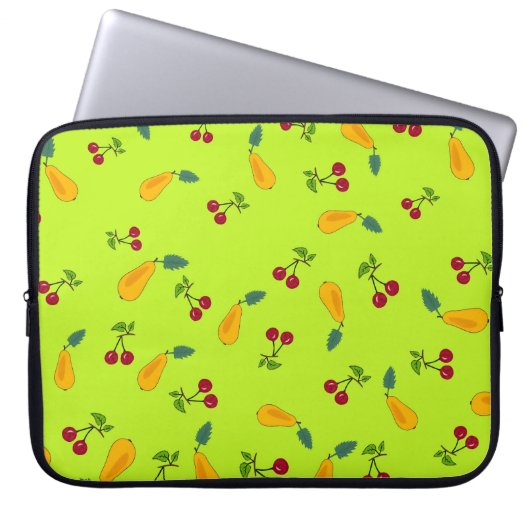 Fruchtmuster Laptopschutzhülle (Vorderseite)