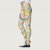 Fruchtmuster  |  Lebendige Zitrusfrüchte Leggings (Links)