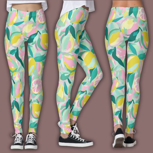 Fruchtmuster  |  Lebendige Zitrusfrüchte Leggings