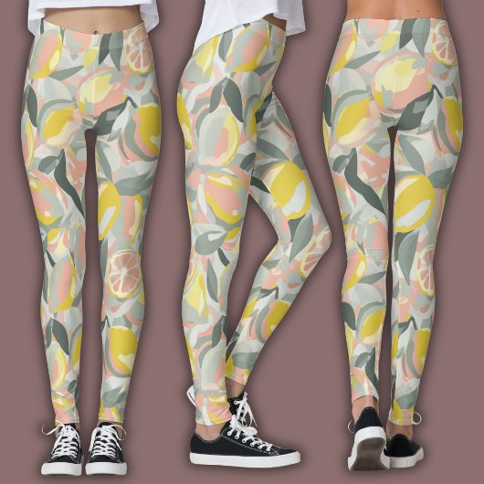 Fruchtmuster  |  Lebendige Zitrusfrüchte Leggings