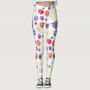 Fruchtmuster Leggings