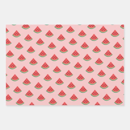 Fruchtmuster Lemon Berry Melon Wrapping Paper Geschenkpapier Set (Vorderseite 2)