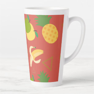 Fruchtmuster Milchtasse