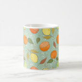 Fruchtmuster mit Zitronen, Orangen Kaffeetasse (Mittel)