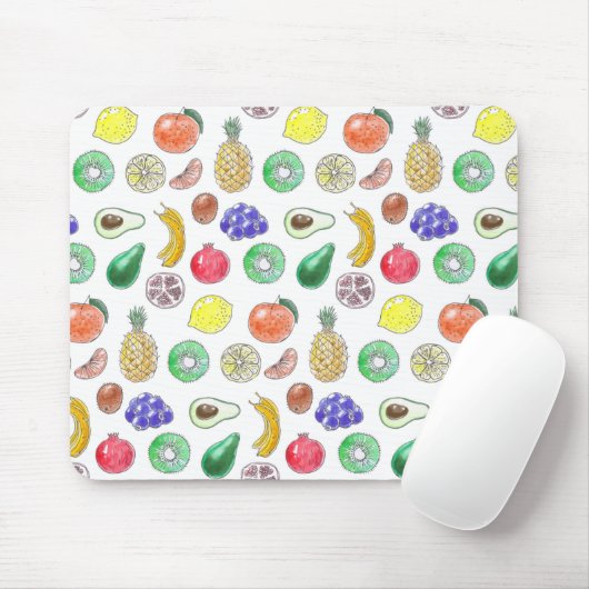Fruchtmuster Mousepad (Mit Mouse)