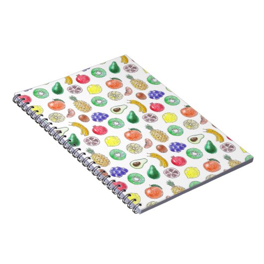 Fruchtmuster Notizblock (Rechte Seite)