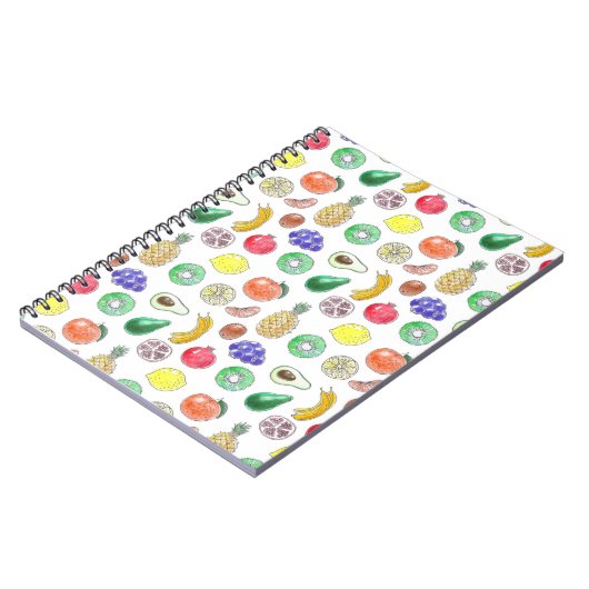 Fruchtmuster Notizblock (Linke Seite)