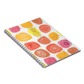 Fruchtmuster Notizblock (Rechte Seite)