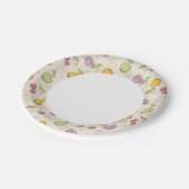 Fruchtmuster Pappteller (Schrägansicht)