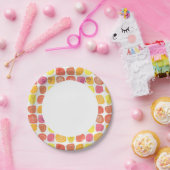 Fruchtmuster Pappteller (Party)